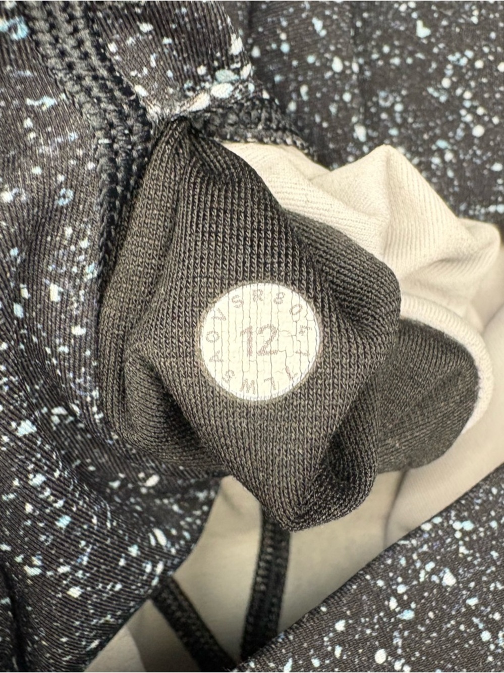 Lululemon Wunder Under Hi-Rise 7/8 Leggings Luxtreme 25" black blue speckled - Picture 10 of 11